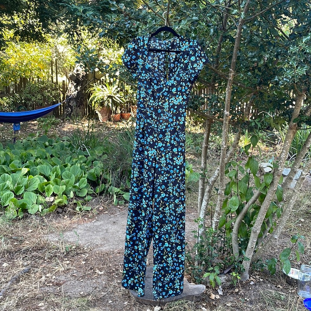 Reformation for Nasty Gal Floral Jumpsuit